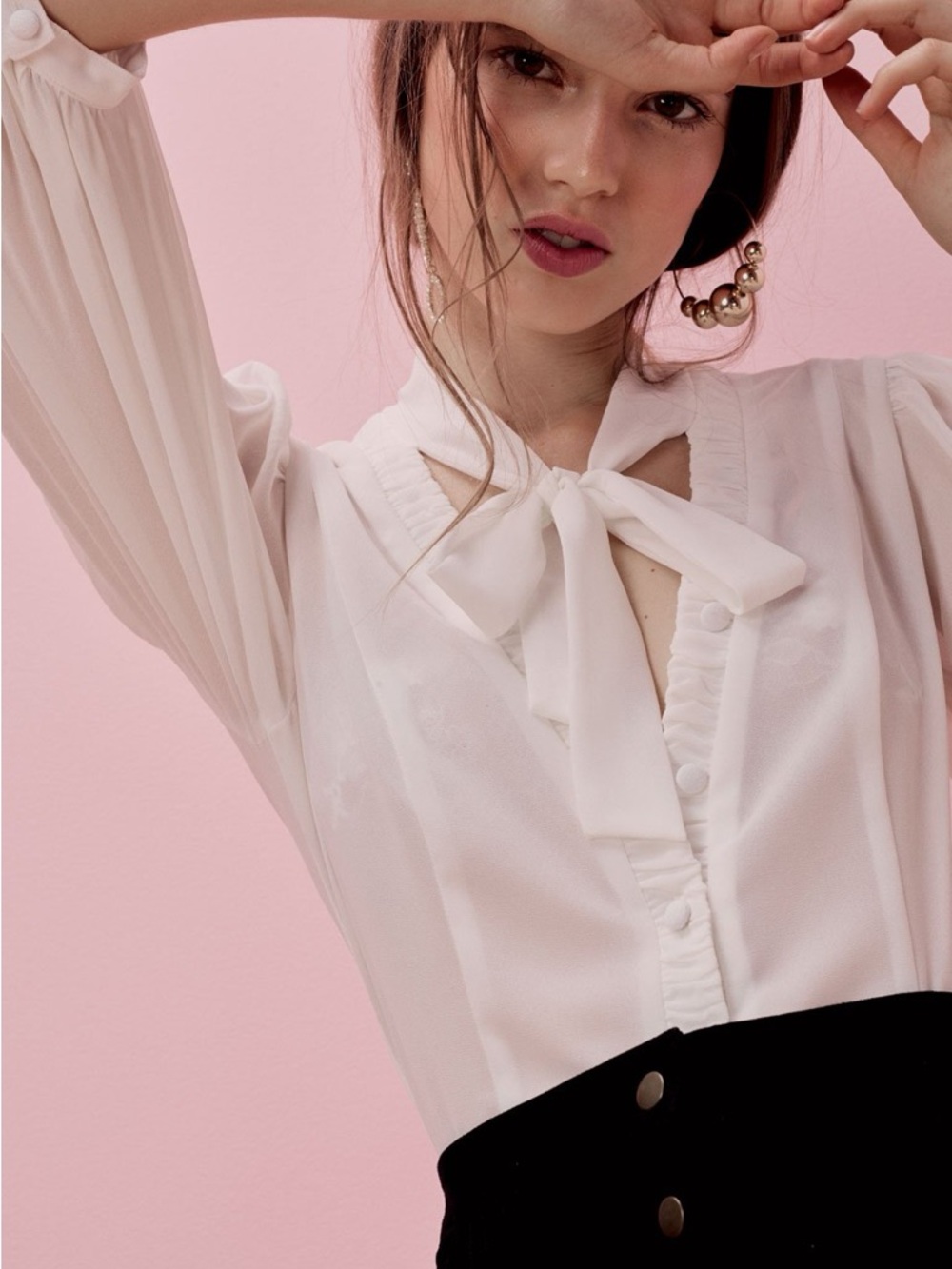 ISO For Love & Lemons x Jamie King blouse